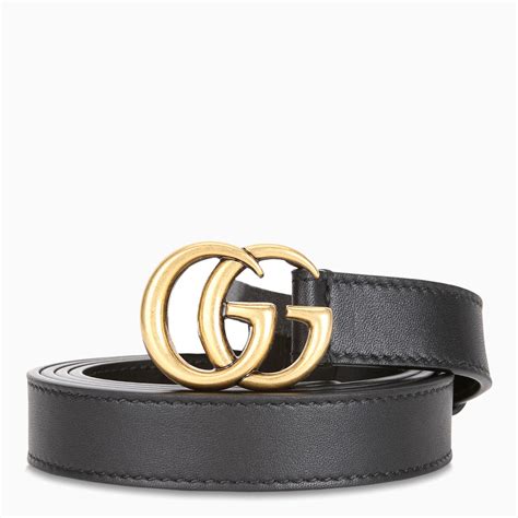 cintura gucci doppia g falsa|Cintura e Doppia G con perle in pelle nera .